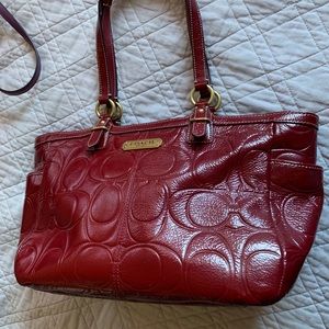 Like New!! Patent Leather Coach Purse